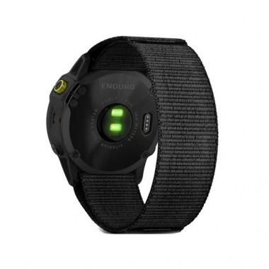 Garmin Enduro Carbon Gray DLC Titanium with Black UltraFit Nylon Strap (010-02408-01)