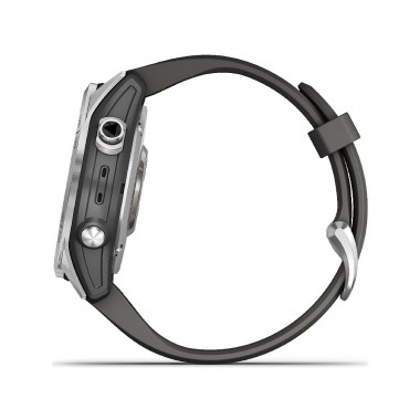 Garmin Fenix 7S Silver with Graphite Band (010-02539-01)