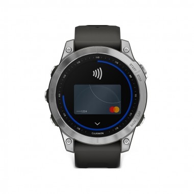 Garmin Fenix 7 Silver with Graphite Band (010-02540-00)
