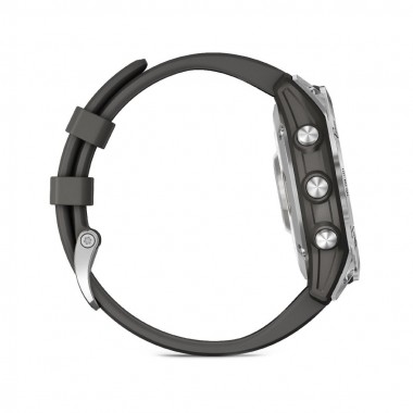 Garmin Fenix 7 Silver with Graphite Band (010-02540-00)