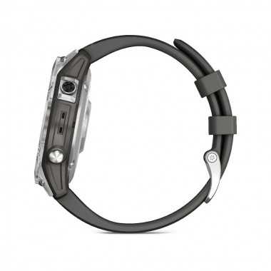 Garmin Fenix 7 Silver with Graphite Band (010-02540-00)