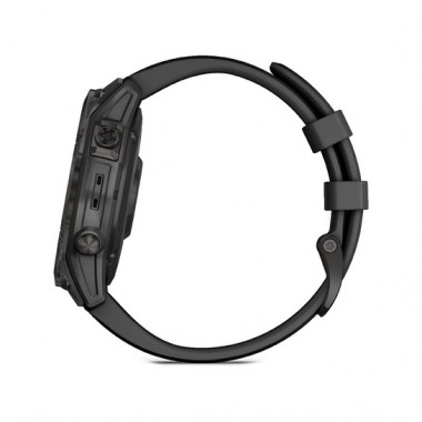 Garmin Fenix 7 Sapphire Solar Black DLC Titanium with Black Band (010-02540-34)