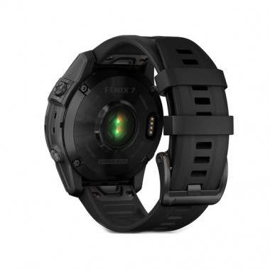 Garmin Fenix 7 Sapphire Solar Black DLC Titanium with Black Band (010-02540-34)