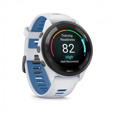 Garmin Forerunner 265 Black Bezel з Whitestone Case і Whitestone/Tidal Blue Silicone Band (010-02810-01/11)