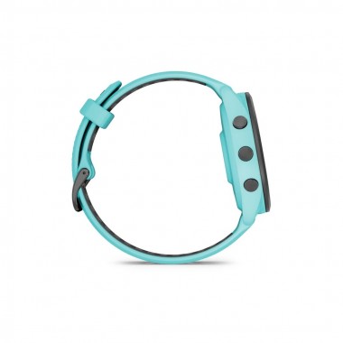 Garmin Forerunner 265 Black Bezel з Aqua Case and Aqua/Black Silicone Band (010-02810-02/12)