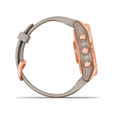 Garmin Fenix 7S Solar Rose Gold with Light Sand Band (010-02539-11)
