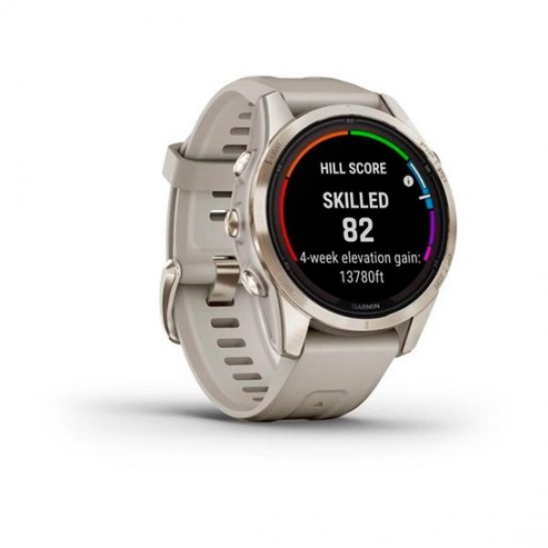 Garmin Fenix 7S Pro Sapphire Solar Soft Gold with Light Sand Band (010-02776-14/15)