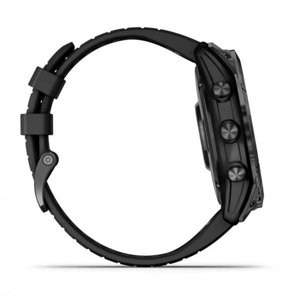 Garmin Fenix 7X Pro Sapphire Solar Carbon Gray DLC Titanium with Black Band (010-02778-10/11)