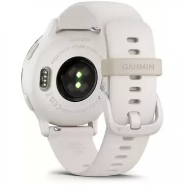 Garmin Vivoactive 5 Cream Gold Aluminum Bezel with Ivory Case and Silicone Band (010-02862-11)
