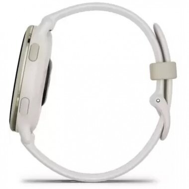 Garmin Vivoactive 5 Cream Gold Aluminum Bezel with Ivory Case and Silicone Band (010-02862-11)