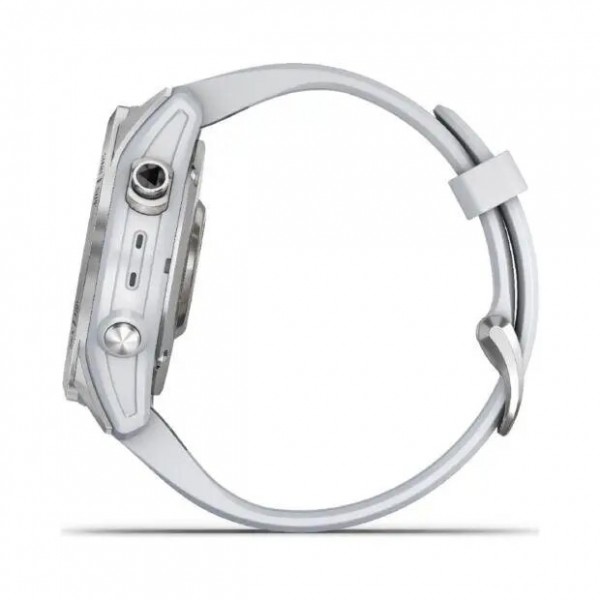 Garmin Fenix 7S Silver with Whitestone Band (010-02539-02)