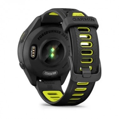 Garmin Forerunner 265S Black Bezel і Case з Black/Amp Yellow Silicone Band (010-02810-03/13)