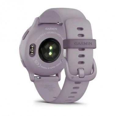 Garmin Vivoactive 5 Metallic Orchid Aluminum Bezel with Orchid Case and Silicone Band (010-02862-13)