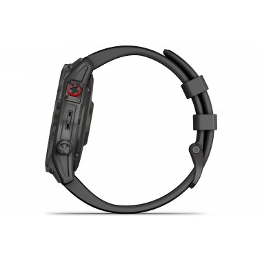 Garmin Fenix 7 Sapphire Solar Mineral Blue DLC Titanium with Whitestone Band (010-02540-24)