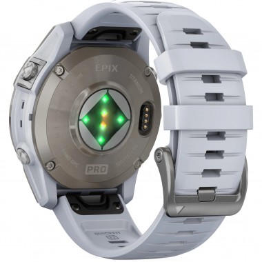 Garmin Epix Pro 2 Sapphire 47mm Titanium with Whitestone Band (010-02803-20/21)