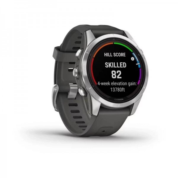 Garmin Fenix 7S Pro Solar Silver with Graphite Band (010-02776-00/01)