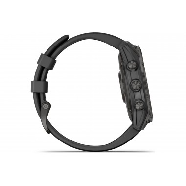 Garmin Fenix 7 Sapphire Solar Mineral Blue DLC Titanium with Whitestone Band (010-02540-24)