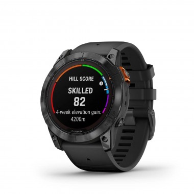 Garmin Fenix 7S Solar Slate Gray with Black Band (010-02539-13)