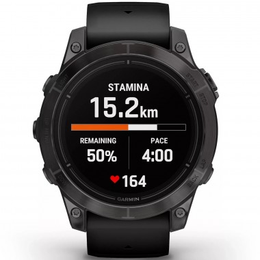 Garmin Epix Pro 2 Sapphire 47mm Carbon Gray DLC Titanium with Black Band (010-02803-10/11)