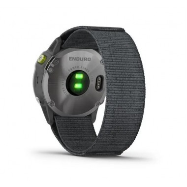 Garmin Enduro Steel with Gray UltraFit Nylon Strap (010-02408-00)