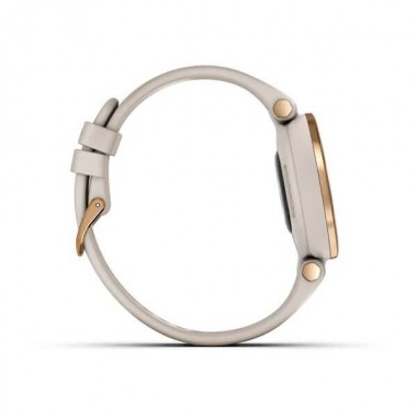 Garmin Lily Sport Edition Rose Gold Bezel with Light Sand Case and Silicone Band (010-02384-01)