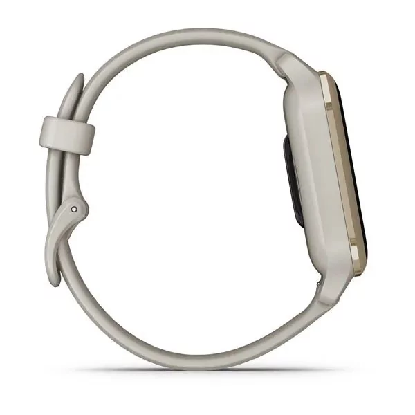 Garmin Venu Sq 2 Music Edition Cream Gold Aluminum Bezel with French Gray Case and Silicone Band (010-02700-02/12)