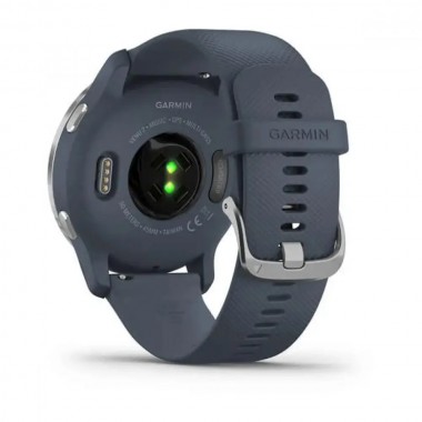 Garmin Venu 2 Silver Stainless Steel Bezel with Granite Blue Case і Silicone Band (010-02430-10/00)
