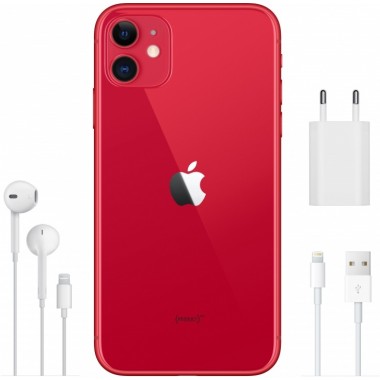New Apple iPhone 11 64Gb Red Dual SIM