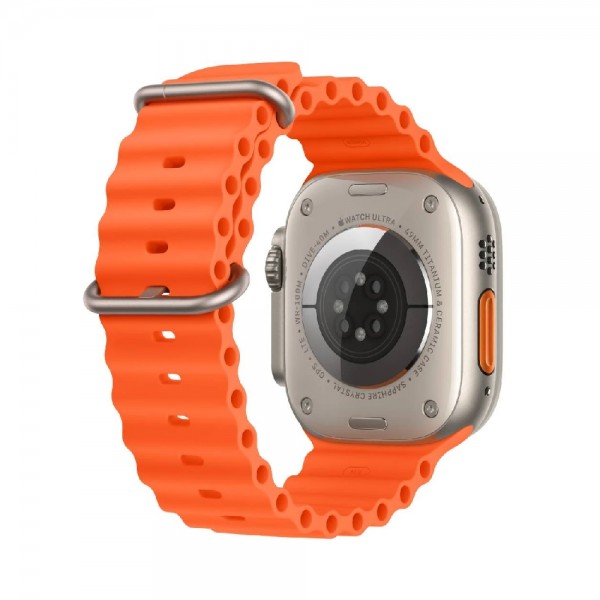 New Apple Watch Ultra 2 GPS + Cellular 49mm Titanium Case with Orange Ocean Band