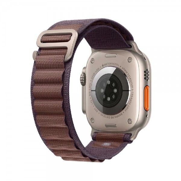 New Apple Watch Ultra 2 GPS + Cellular 49mm Titanium Case with Indigo Alpine Loop - Large