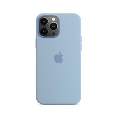 Чохол Apple Silicone Case для iPhone 13 Pro with MagSafe Blue Fog