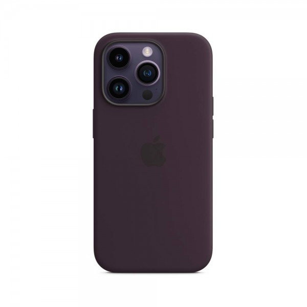 Чехол Apple Silicone Case for iPhone 14 Pro with MagSafe Elderberry