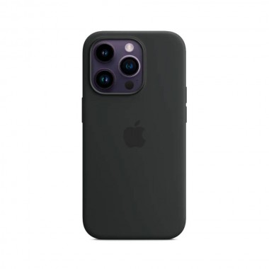 Чохол Apple Silicone Case для iPhone 14 Pro Max with MagSafe Midnight