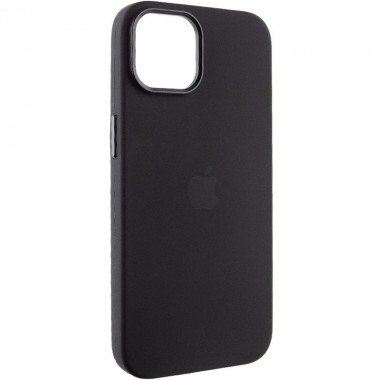Чехол Silicone Case Metal Buttons для Apple iPhone 12/12 Pro Black