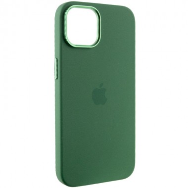 Чохол Silicone Case Metal Buttons для Apple iPhone 12/12 Pro Clover