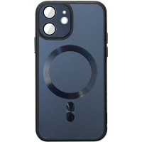 Чехол TPU+Glass Sapphire Midnight with MagSafe для Apple iPhone 11 Black