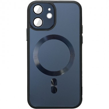 Чохол TPU+Glass Sapphire Midnight with MagSafe для Apple iPhone 11 Black