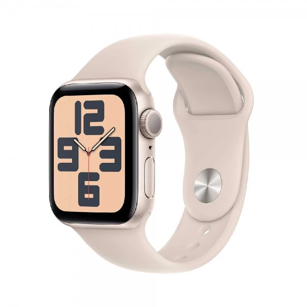 Новий Apple Watch SE 3 GPS 44mm Starlight Aluminum Case w. Starlight Sport Band S/M (MRE43)