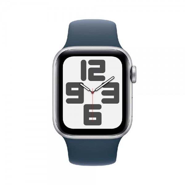 Новий Apple Watch SE 3 GPS 40mm Silver Aluminum Case w. Storm Blue Sport Band M/L (MRE23)