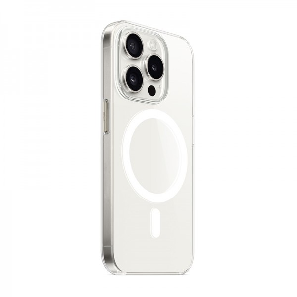 Чохол Blue Crystal Drop PRO Resistance Phone Case для iPhone 15 Pro with MagSafe Transparent