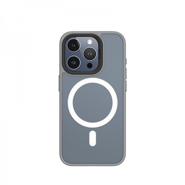 Чохол Blueo Frosted Anti-Drop Case для iPhone 15 Pro with MagSafe Grey