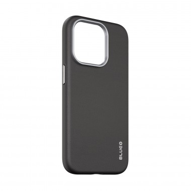 Чохол Blueo Leather Case для iPhone 15 Pro with MagSafe Black