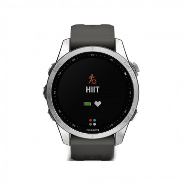 Garmin Fenix 7S Silver with Graphite Band (010-02539-01)