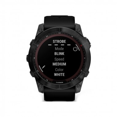 Garmin Fenix 7X Sapphire Solar Black DLC Titanium with Black Band (010-02541-22)