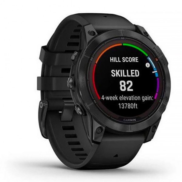 Garmin Fenix 7 Pro Solar Slate Gray with Black Band (010-02777-00/01)