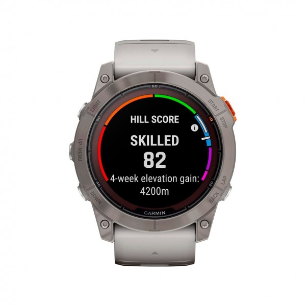 Garmin Fenix 7X Pro Sapphire Solar Titanium з Fog Gray/Ember Orange Band (010-02778-14/15)