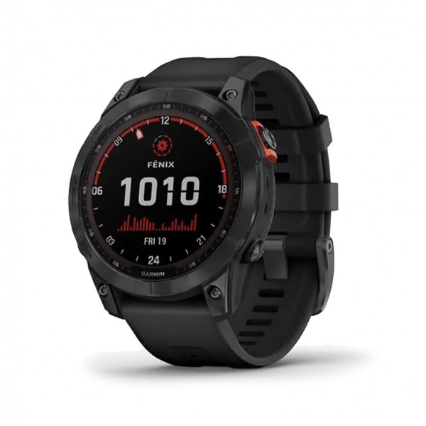 Garmin Fenix 7 Solar Slate Gray with Black Band (010-02540-10/11)