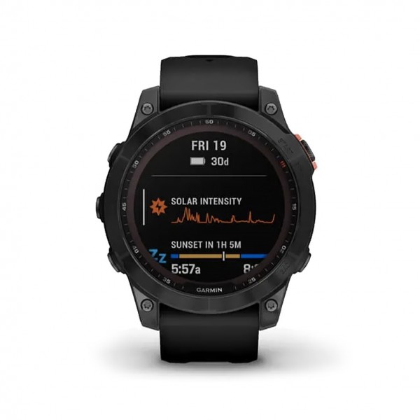 Garmin Fenix 7 Solar Slate Gray with Black Band (010-02540-10/11)