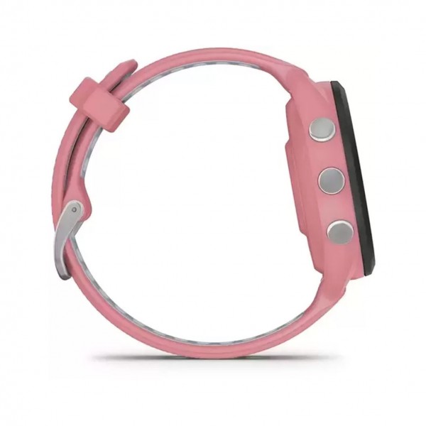Garmin Forerunner 265S Black Bezel with Light Pink Case and Light Pink/Whitestone Silicone Band (010-02810-05/15)