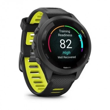 Garmin Forerunner 265S Black Bezel і Case з Black/Amp Yellow Silicone Band (010-02810-03/13)